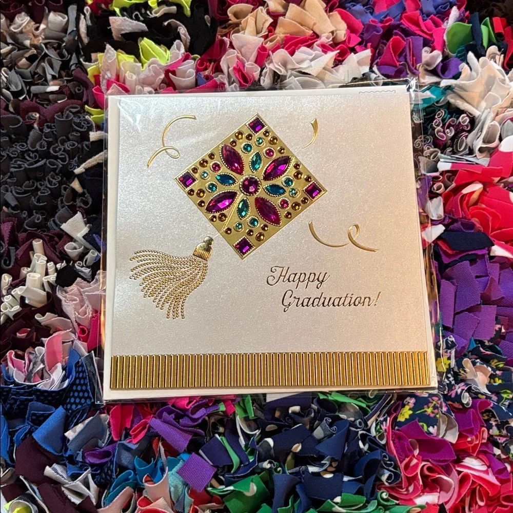 🆕American Greetings-Papersong Rhinestone Graduation Card